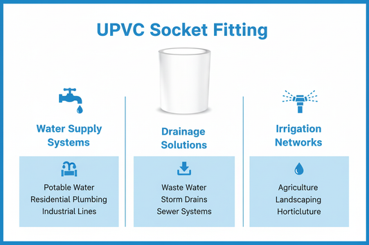 UPVC Socket Applications - Water Supply, Drainage, Irrigation Systems