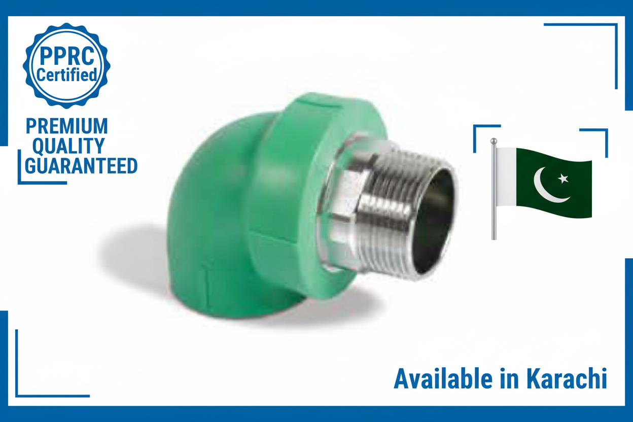 Elbow Male PPRC PN-25 25mm*3/4" Quality Certification