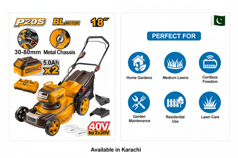 Ingco LMLI20186 Applications - Home Gardens, Cordless Freedom, Lawn Care