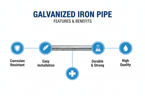 Pipe G.I. EEL features and benefits galvanized iron