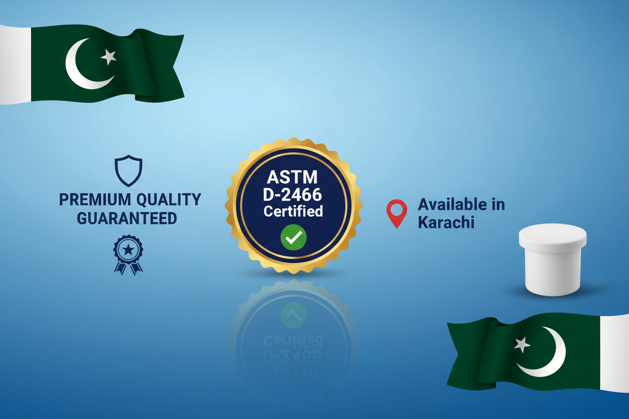 ASTM D-2466 Certified - Premium Quality UPVC End Cap Available in Karachi