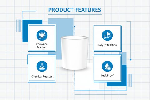 White UPVC Socket Features - Corrosion Resistant, Easy Installation, Chemical Resistant, Leak Proof
