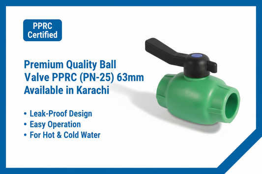 Ball Valve PPRC PN-25 63mm Premium Quality Available in Karachi