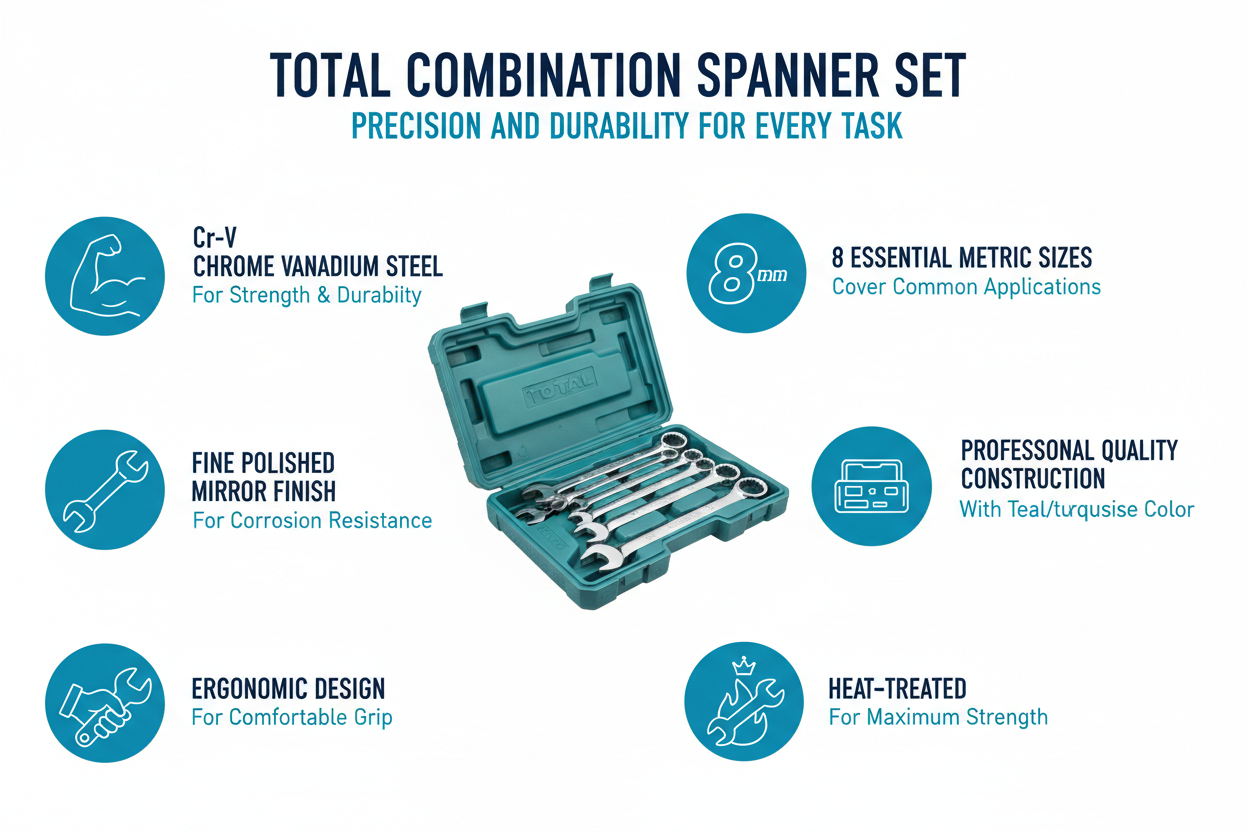 Total Combination Spanner Set Features and Benefits