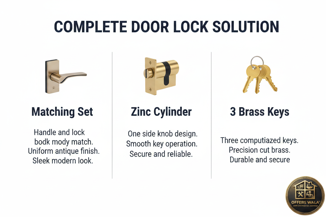 Khas Trend Lock 67 AB Features Panel – Complete Lock Solution
