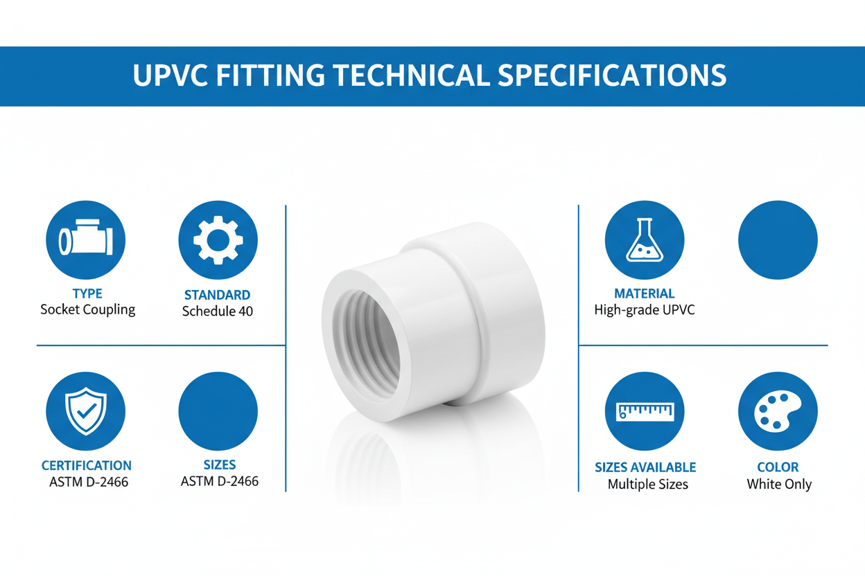 UPVC Fitting Technical Specifications