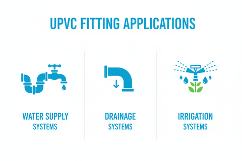 UPVC V.Socket/Adapter Applications - Water Supply, Drainage, Irrigation Systems