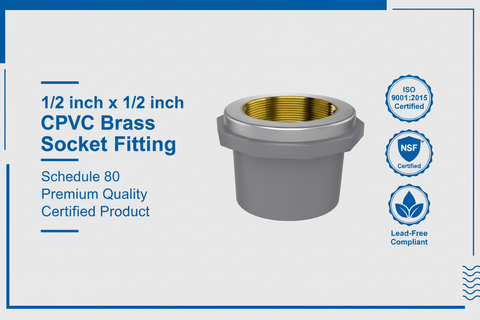 CPVC Brass Socket - SCH-80 Schedule 80 Premium Quality