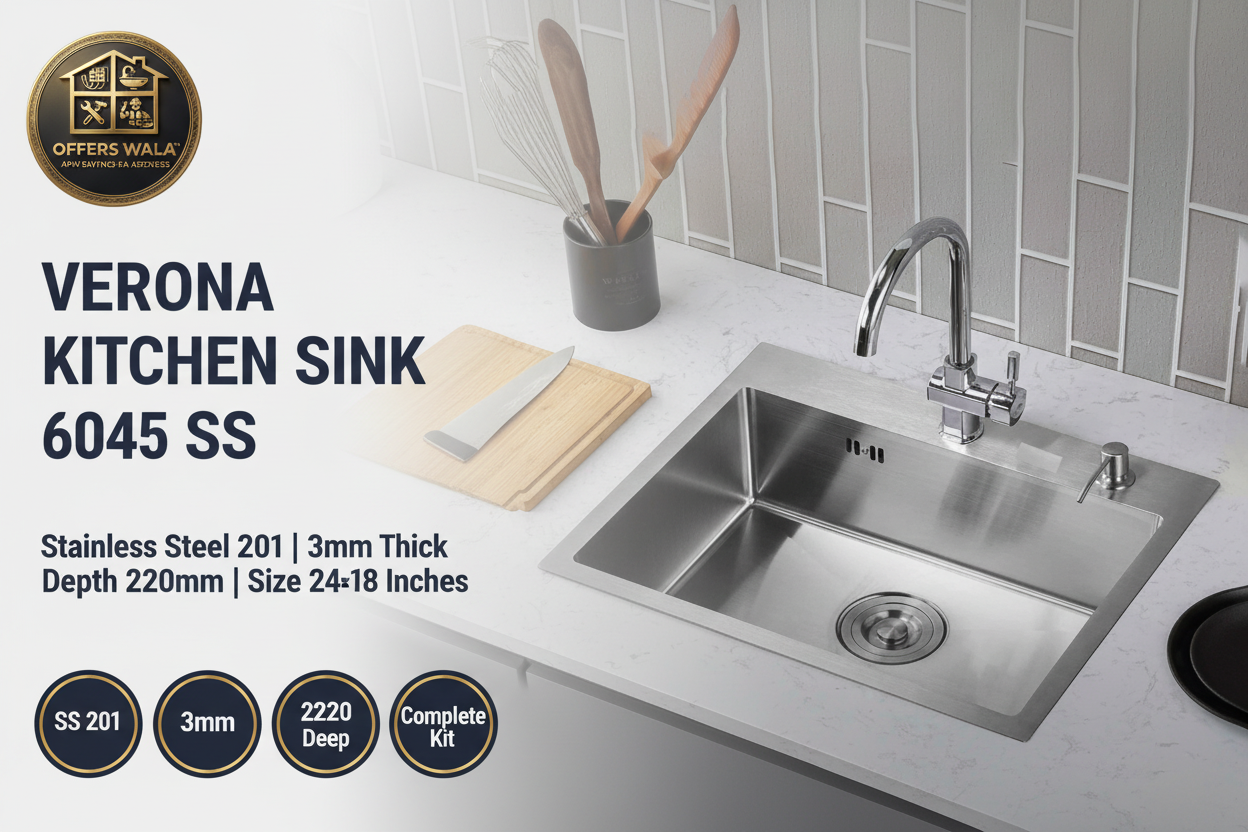 Verona Kitchen Sink 6045 SS Hero Banner