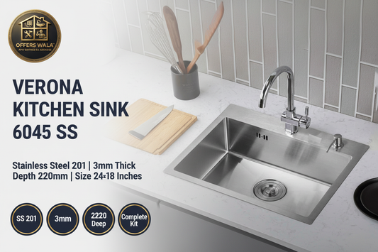 Verona Kitchen Sink 6045 SS Hero Banner