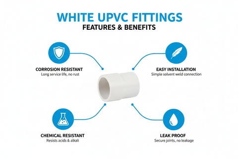 White UPVC Fittings Features and Benefits
