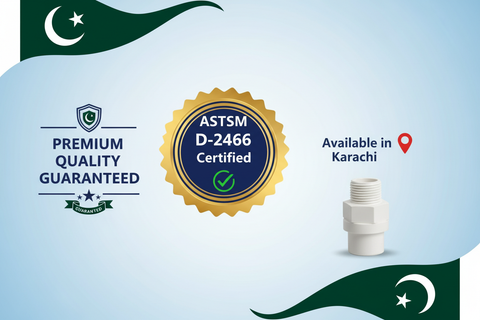 ASTM D-2466 Certified - Premium Quality UPVC V.Socket/Adapter Available in Karachi