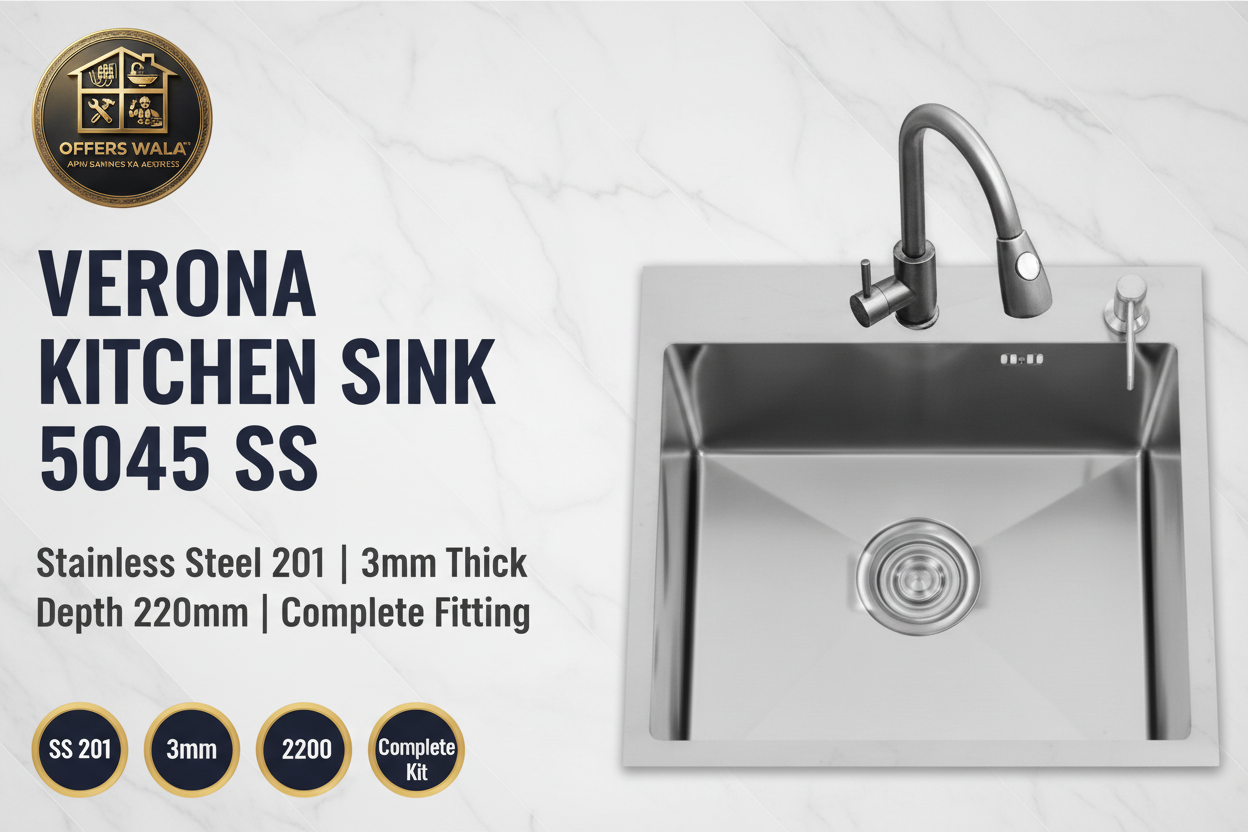 Verona Kitchen Sink 5045 SS Hero Banner