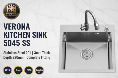 Verona Kitchen Sink 5045 SS Hero Banner
