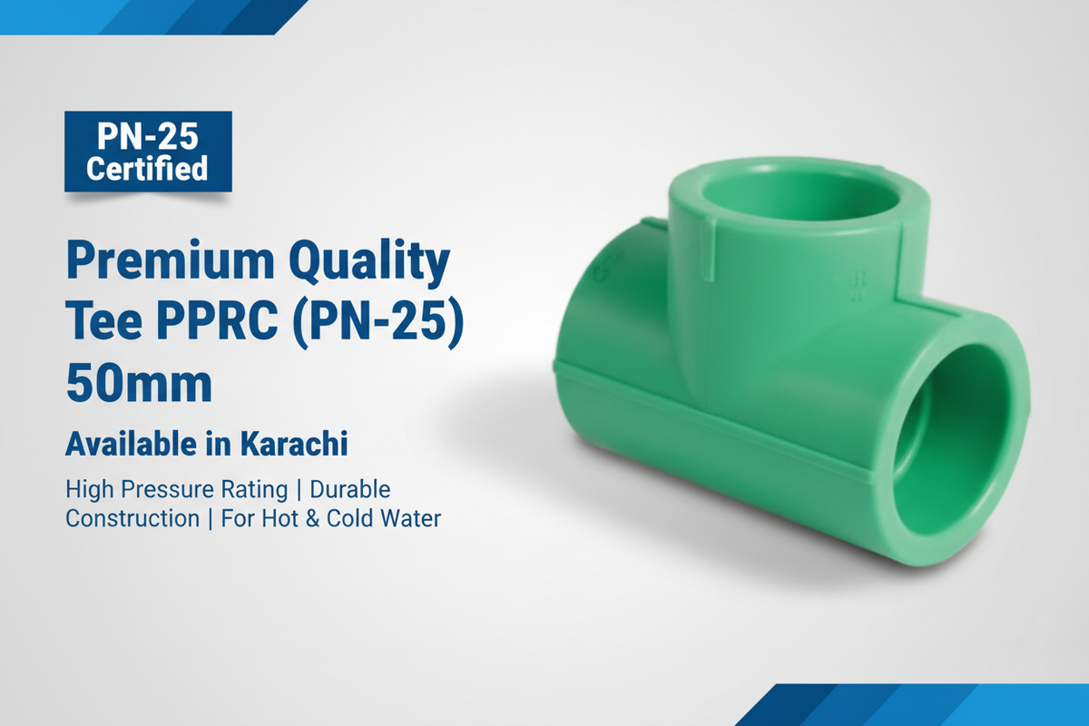 Tee PPRC PN-25 50mm Premium Quality Available in Karachi