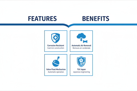 Air Trap TLV Japan - Features & Benefits