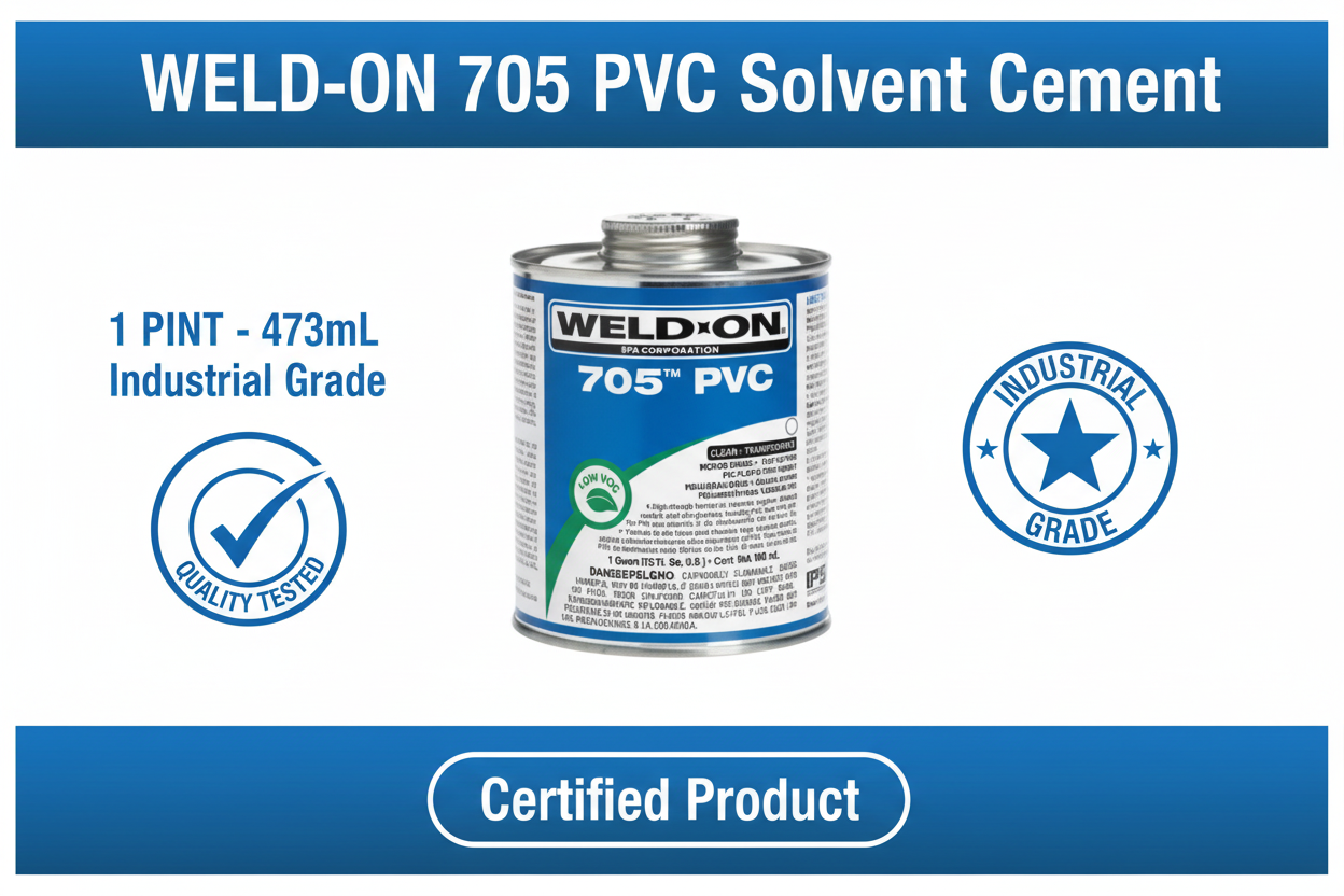 WELD-ON 705 PVC 1 PINT Industrial Grade - Quality Tested, Industrial Grade, Certified Product