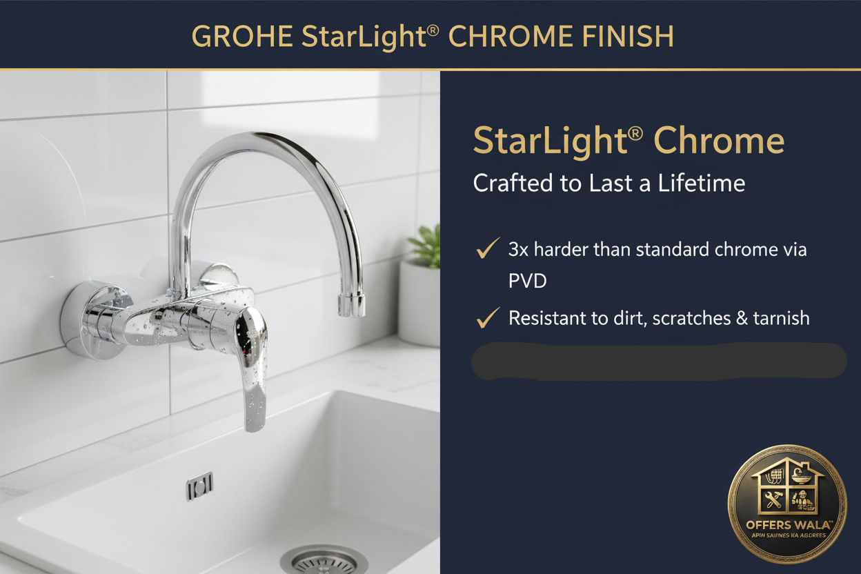 StarLight Chrome Finish Lifestyle – A+ Content Panel