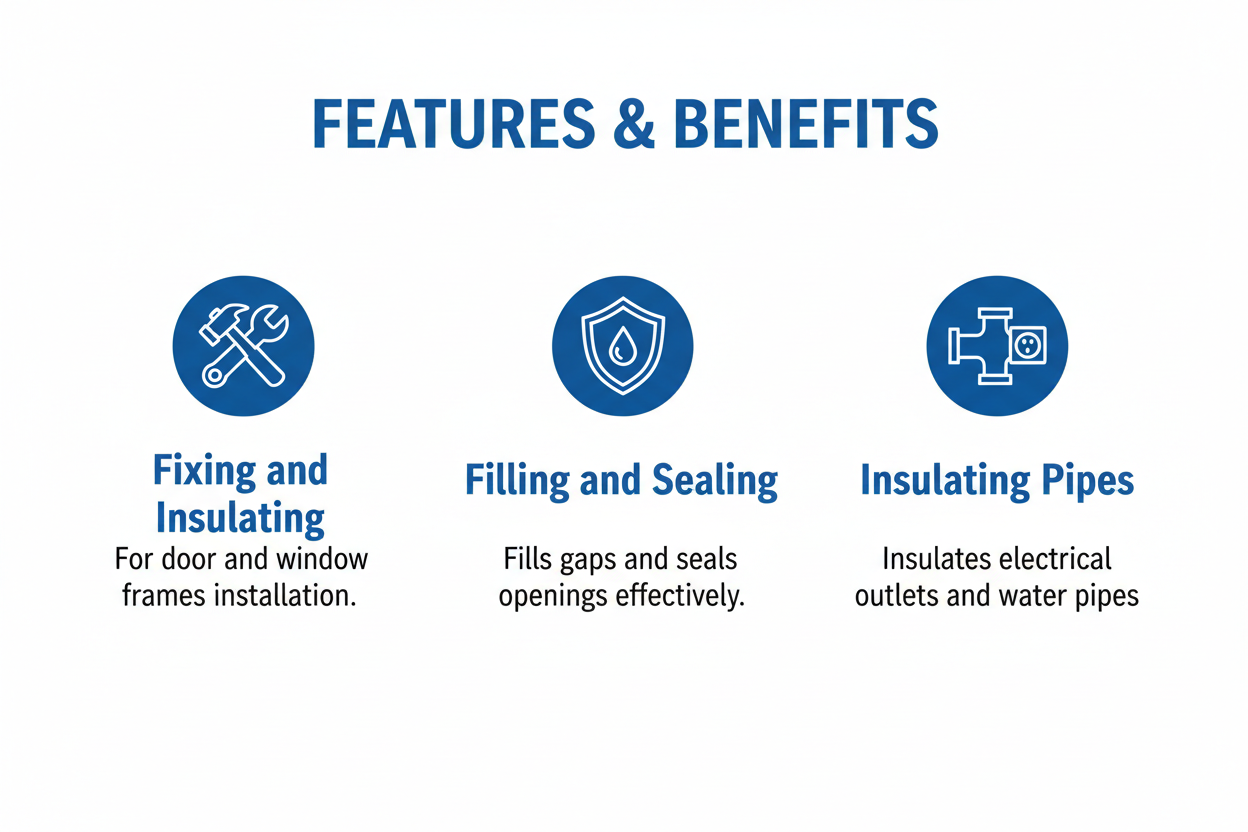 Polyurethane Foam Features - Fixing, Sealing, Insulating