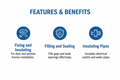 Polyurethane Foam Features - Fixing, Sealing, Insulating