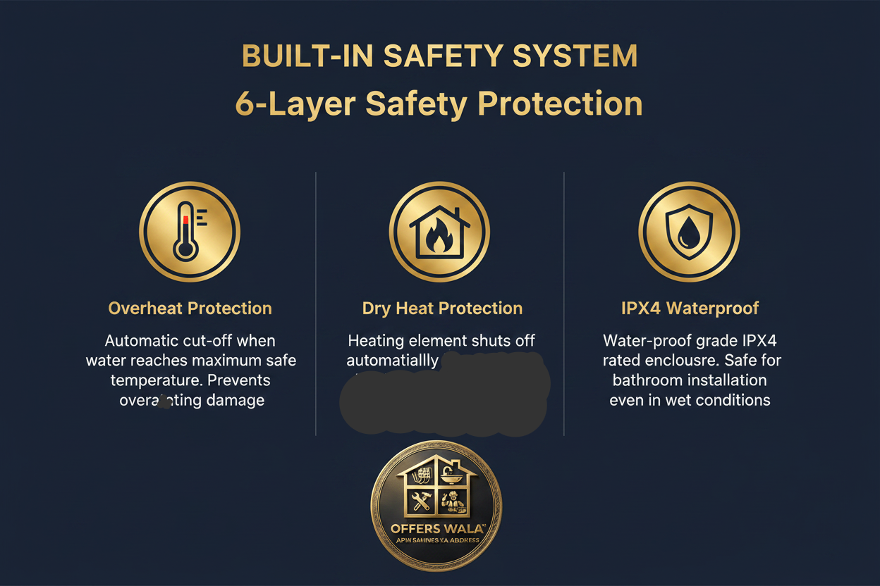 6-Layer Safety Protection System – A+ Feature Panel