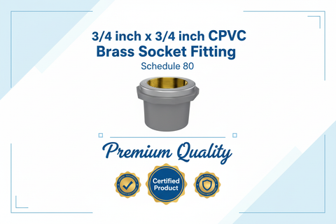 CPVC Brass Socket - SCH-80 Schedule 80 Premium Quality