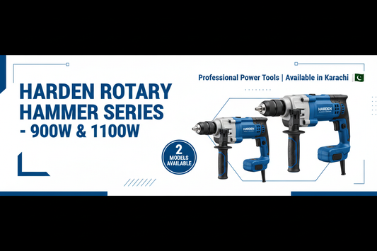 Harden Rotary Hammer Series - 900W and 1100W Professional Power Tools Available in Karachi