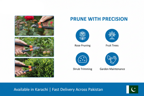 Harden By-pass Pruner Use Cases - Rose Pruning Fruit Trees Shrub Trimming