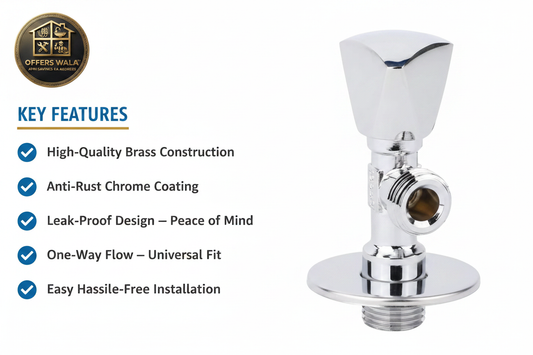 BRAVO Angle Valve Key Features — Offers Wala