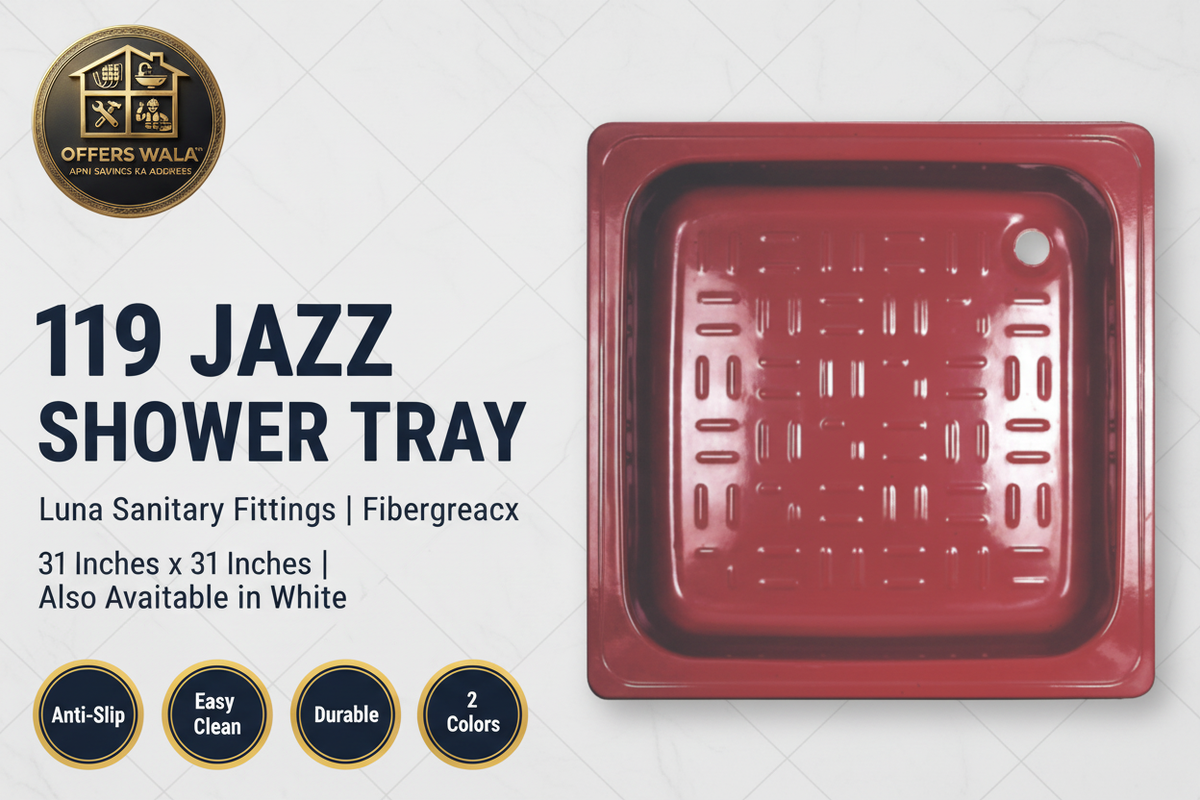 119 Jazz Shower Tray Hero Banner