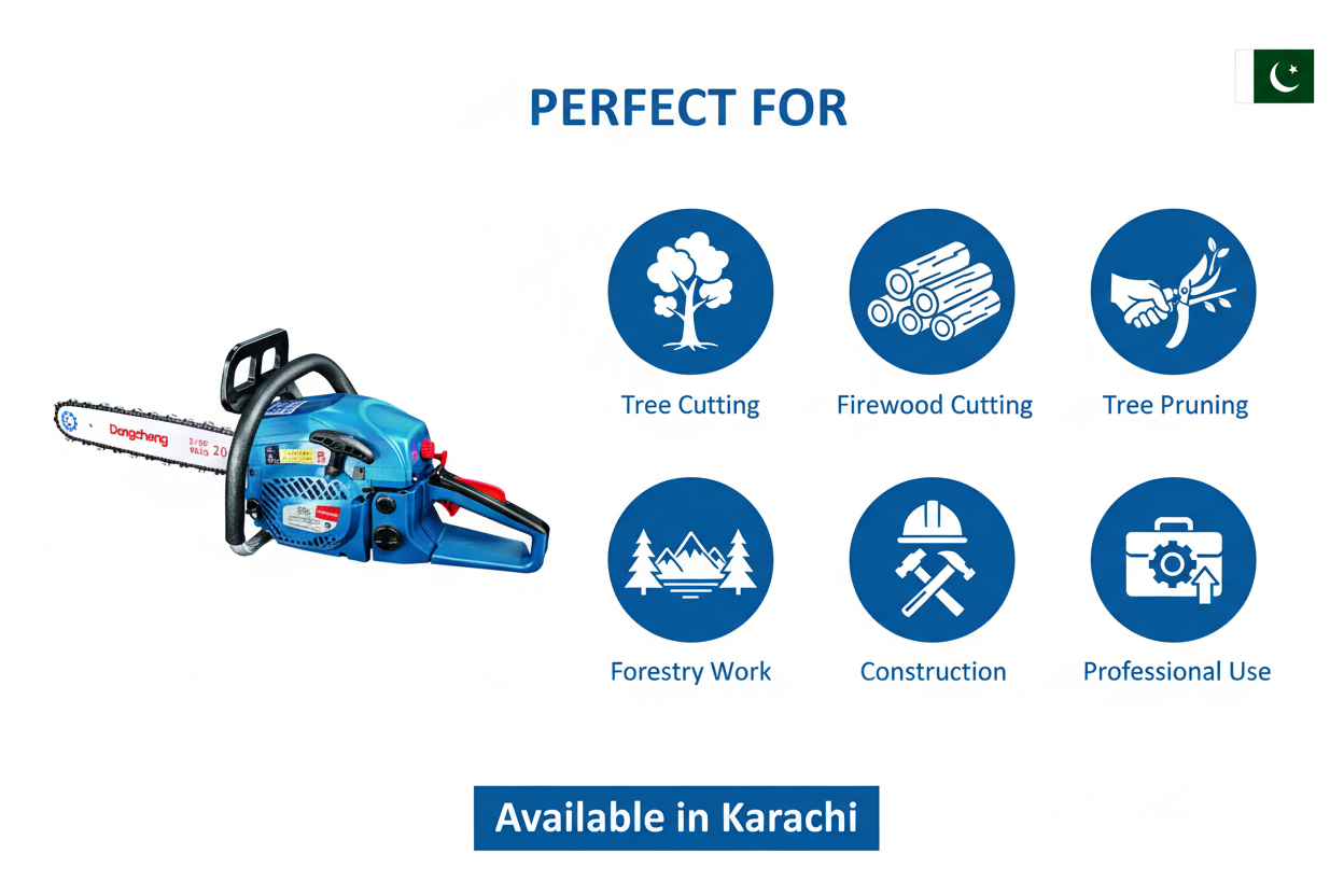 Dongcheng DYD54 Applications - Tree Cutting, Firewood, Forestry Work