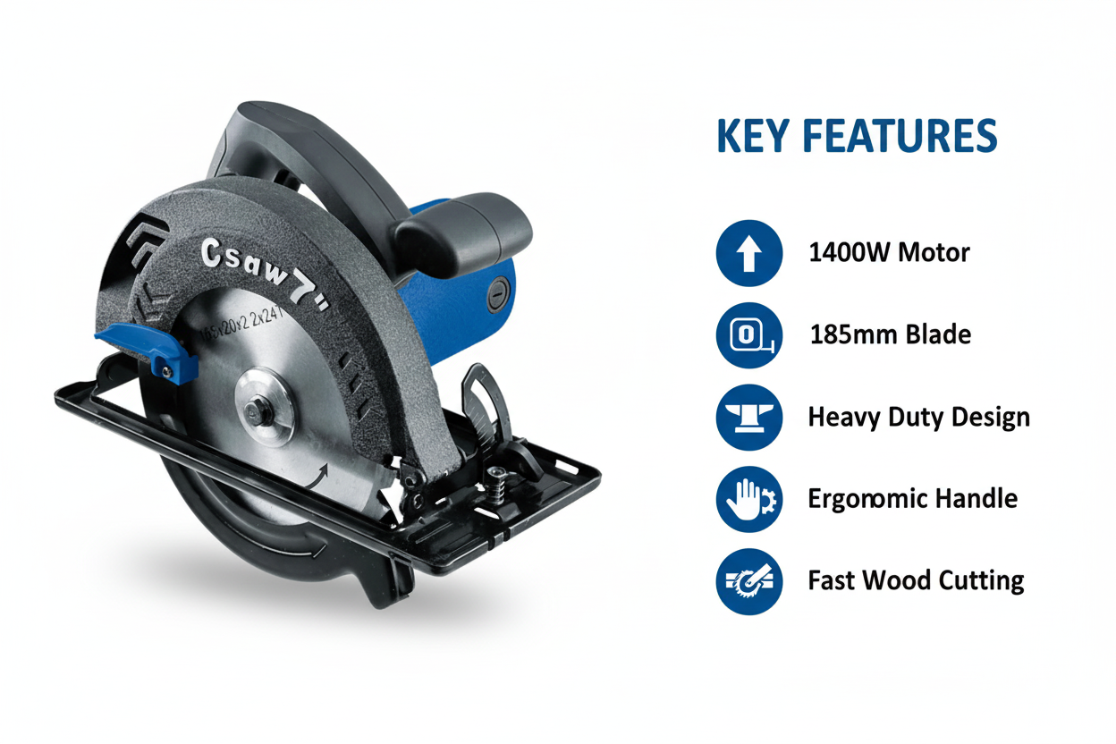 Gaocheng GC-1850C Features & Benefits - Powerful Motor, Ergonomic Handle, Fast Cutting