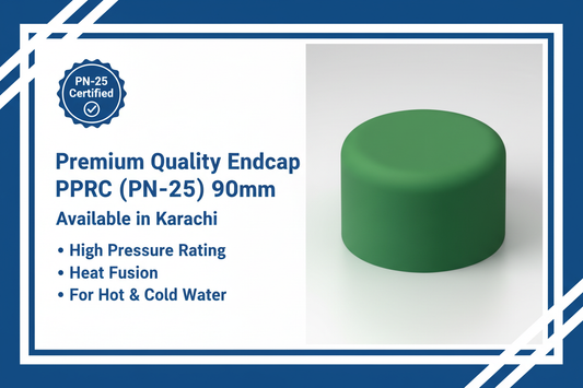 Premium PPRC Endcap 90mm PN-25 - Available in Karachi