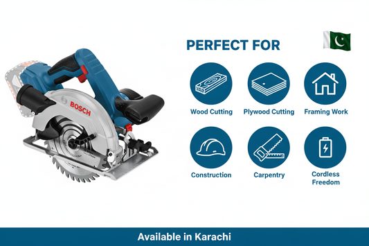 Bosch GKS18V-57 Applications - Wood Cutting, Plywood, Framing, Construction