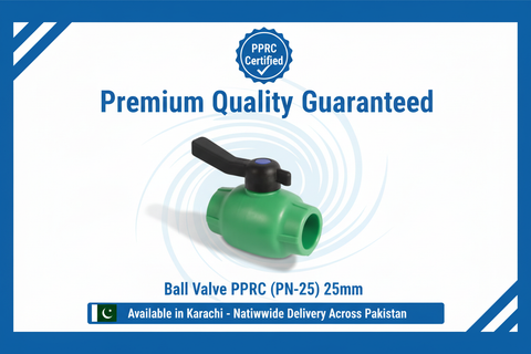 Ball Valve PPRC PN-25 25mm Quality Certification
