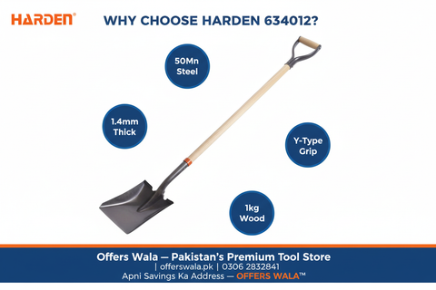 Why Choose Harden 634012 Square Shovel - Offers Wala Pakistan