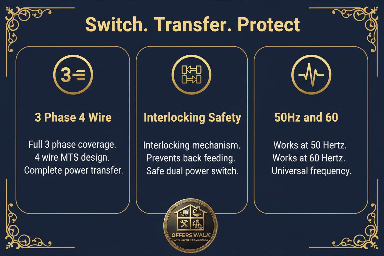 Switch Transfer Protect – A+ Feature Panel