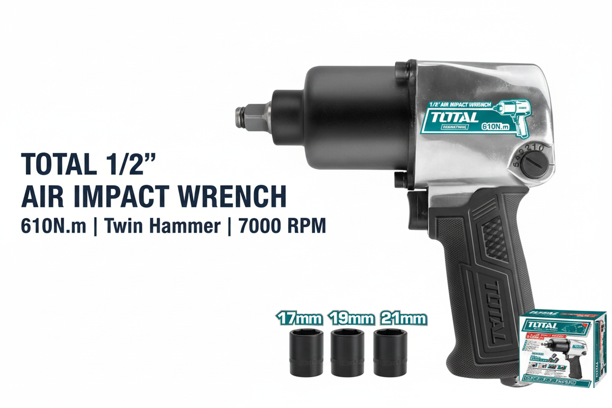 Total Air Impact Wrench Hero Banner - Professional Product Display