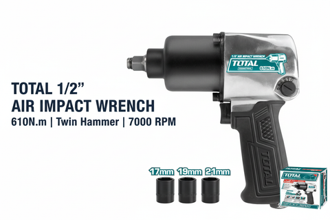 Total Air Impact Wrench Hero Banner - Professional Product Display