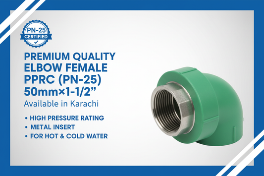 Elbow Female PPRC PN-25 50mm*1-1/2"