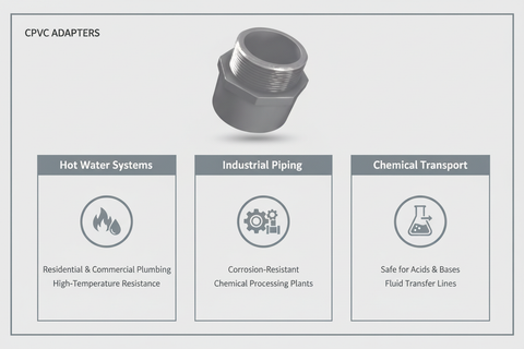 CPVC Male Adapter Applications - Hot Water Systems, Industrial Piping, Chemical Transport