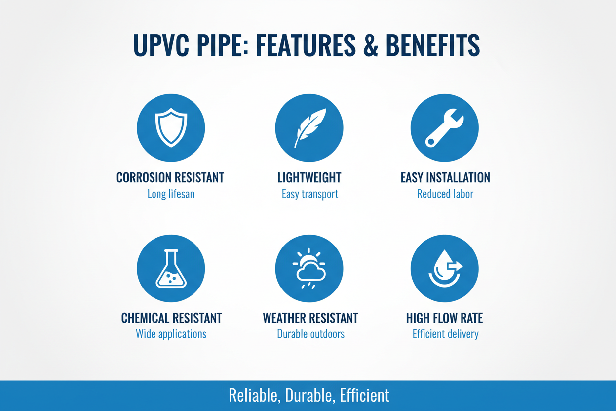 UPVC Pipe Features and Benefits
