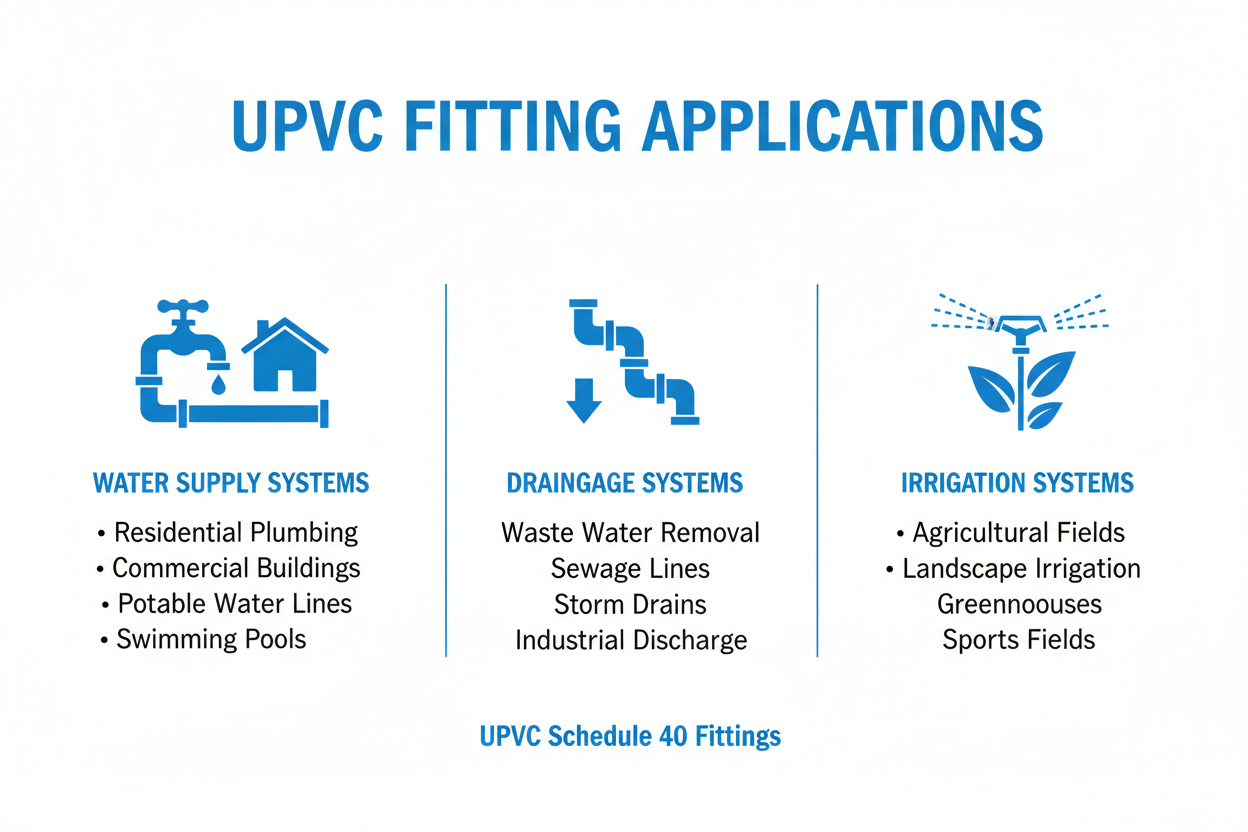 UPVC Fitting Applications