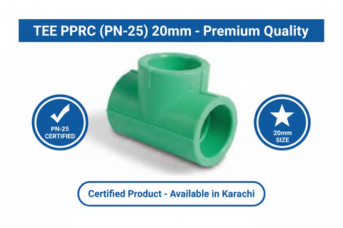 Tee PPRC PN-25 20mm Quality Certification