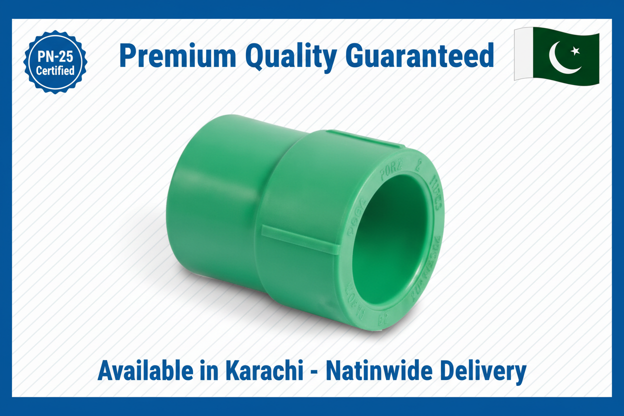Quality assurance and fast Karachi delivery for reducing socket PPRc 25mm×20mm