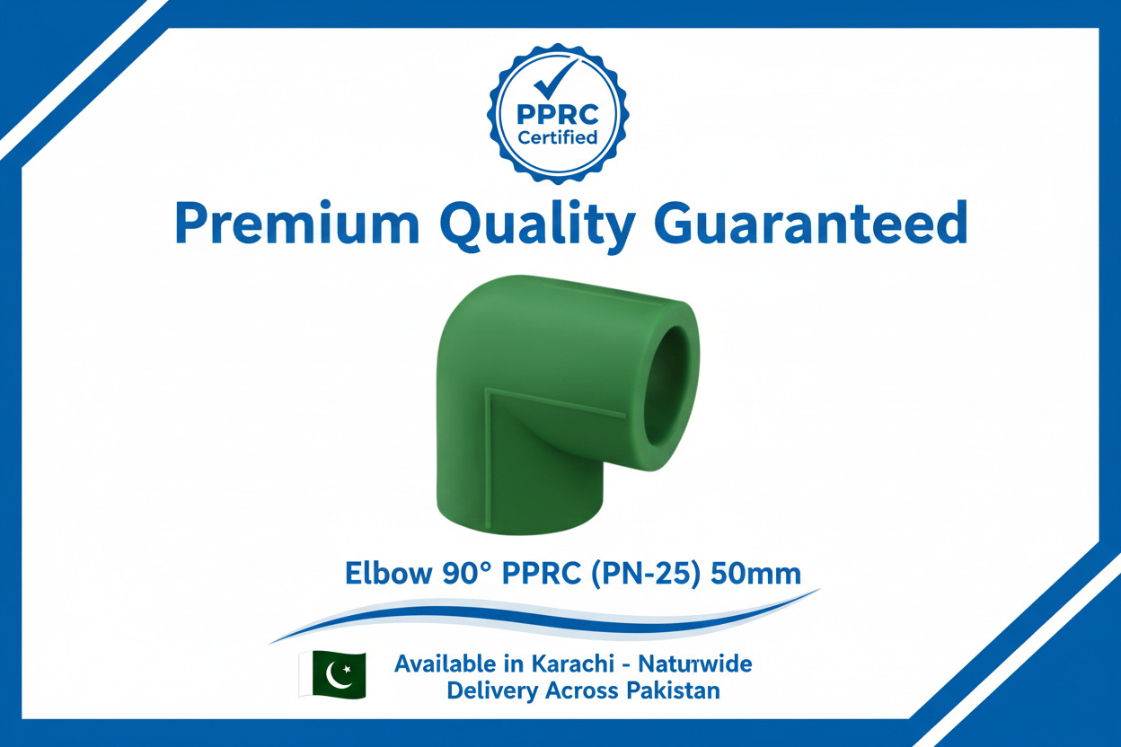 Elbow 90° PPRC PN-25 50mm Quality Certification