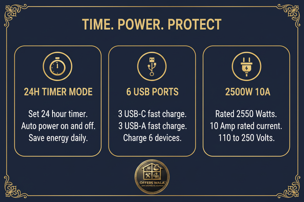 Time Power Protect – A+ Feature Panel