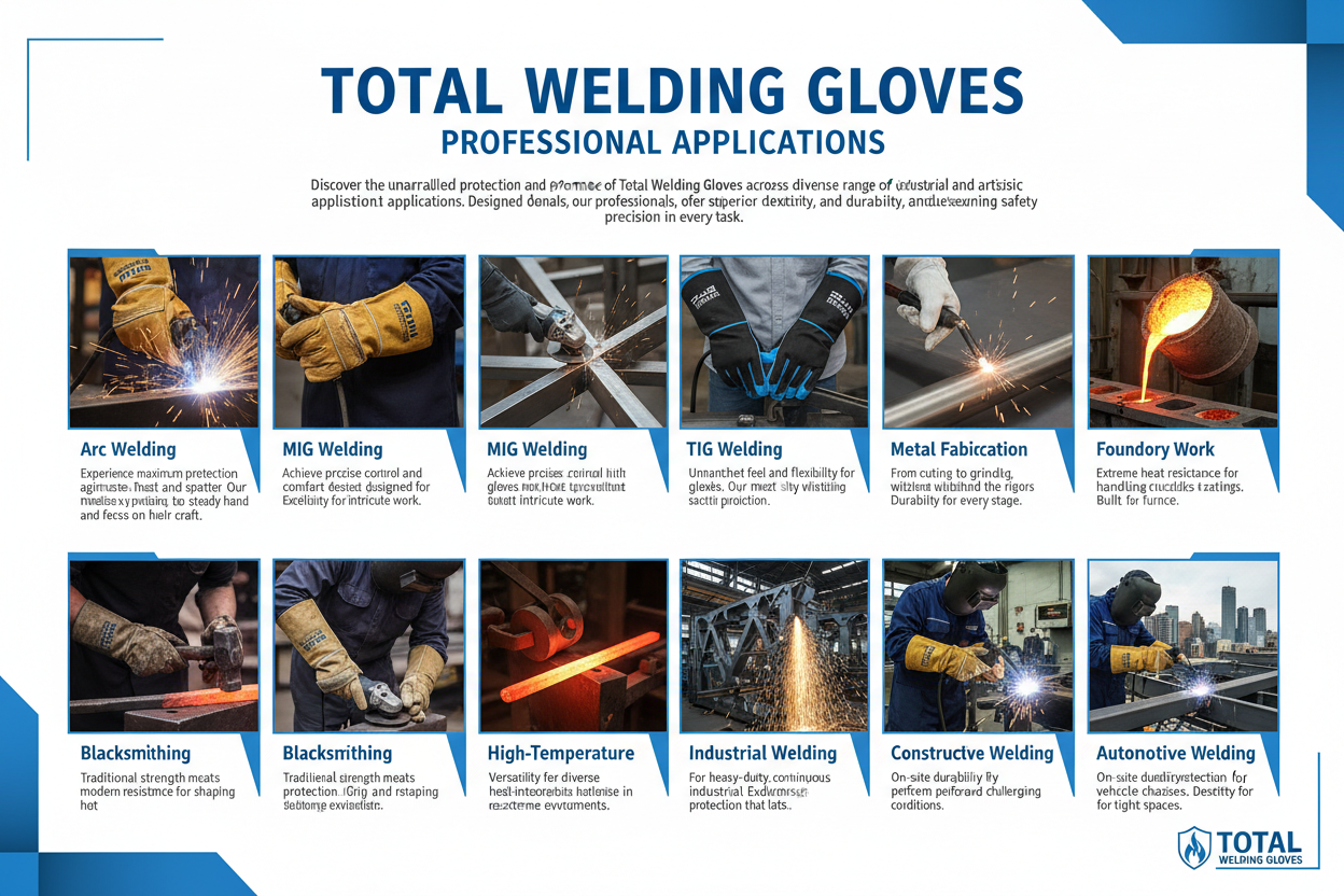 Total Welding Gloves Applications and Use Cases