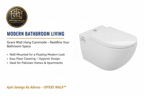 Grace Wall Hang Commode Brand Story — Offers Wala