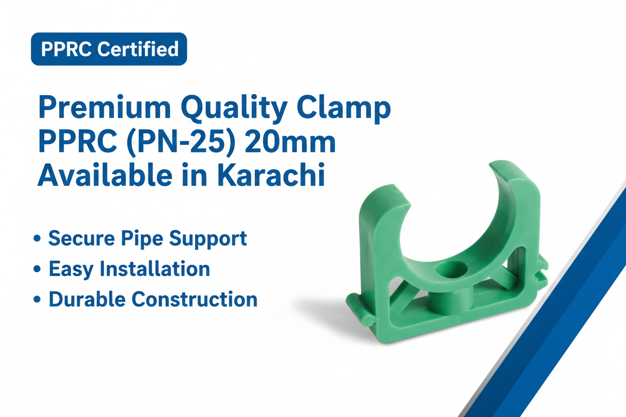 Clamp PPRC PN-25 20mm Premium Quality Available in Karachi